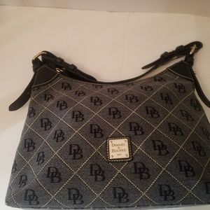 Dooney & Bourke Signature Logo Hobo Purse